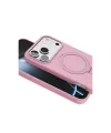 Apple İphone 17 Pro Max Regal Magsafe Standlı Kapak - Açık Pembe