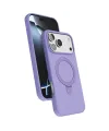 Apple İphone 17 Pro Max Regal Magsafe Standlı Kapak - Lila