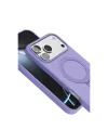 Apple iPhone 17 Pro Max Regal Magsafe Standlı Kapak - Lila