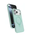 Apple İphone 17 Pro Max Regal Magsafe Standlı Kapak - Su Yeşili