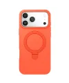 Apple iPhone 17 Pro Max Regal Magsafe Standlı Kapak - Turuncu