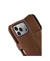 Apple İphone 17 Pro Max Trend S Plus Kapaklı Kılıf - Taba