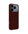 Apple İphone 17 Pro Nano İçi Kadife Silikon - Bordo