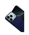 Apple İphone 17 Pro Nano İçi Kadife Silikon - Lacivert