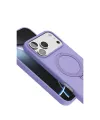 Apple İphone 17 Pro Regal Magsafe Standlı Kapak - Lila