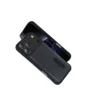 Apple iPhone 17 Pro Sara Kartvizitli Deri Kılıf - Siyah