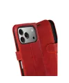 Apple İphone 17 Pro Trend S Plus Kapaklı Kılıf - Kırmızı