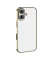 Apple İphone 17 Razer Lensli Silikon - Gold