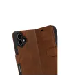 Apple İphone 17 Trend S Plus Kapaklı Kılıf - Taba