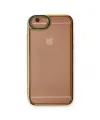 Apple İphone 6 Kılıf Liva Lens Silikon - Yeşil