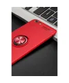 Apple İphone 6 Kılıf Range Yüzüklü Silikon - Kırmızı