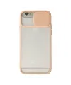 Apple İphone 6 Plus Kılıf Palm Buzlu Kamera Sürgülü Silikon - Pembe