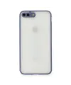 Apple iPhone 7 Plus Kılıf Montreal Silikon Kapak - Gri