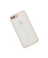 Apple iPhone 7 Plus Kılıf Montreal Silikon Kapak - Pembe