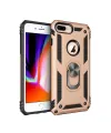 Apple İphone 7 Plus Kılıf Sofya Yüzüklü Silikon Kapak - Gold