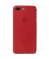Apple İphone 8 Plus Kılıf Pp Ultra İnce Kapak - Kırmızı