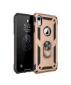 Apple İphone Xr Kılıf Sofya Yüzüklü Silikon Kapak - Gold