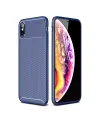 Apple İphone Xs Max Kılıf Auto Focus Karbon Kapak - Lacivert