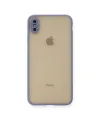 Apple İphone Xs Max Kılıf Montreal Silikon Kapak - Gri