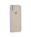 Apple İphone Xs Max Kılıf Montreal Silikon Kapak - Mor