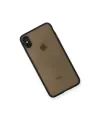 Apple İphone Xs Max Kılıf Montreal Silikon Kapak - Siyah