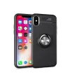 Apple İphone Xs Max Kılıf Range Yüzüklü Silikon - Siyah