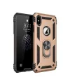 Apple İphone Xs Max Kılıf Sofya Yüzüklü Silikon Kapak - Gold