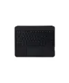Apple T5209d İpad Pro 12.9 (2021) Kılıf İnter Ledli Klavyeli Tablet Kılıfı - Siyah