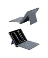 Apple T5504d İpad Pro 11 (2024) Kılıf Palermo Ledli Klavyeli Standlı Tablet Kılıfı - Siyah
