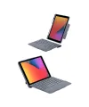 Apple T5506d İpad 10.2 (9.nesil) Kılıf Palermo Ledli Klavyeli Standlı Tablet Kılıfı - Siyah