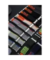 Apple Watch 38mm Alice Kumaş Kordon - Mavi-Turuncu