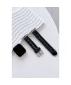 Apple Watch 38mm Jelly Silikon Kordon (saat Değildir) - Siyah