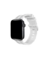 Apple Watch 38mm Kr408 Çizgili Silikon Kordon (saat Değildir) - Beyaz