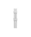 Apple Watch 38mm Kr408 Çizgili Silikon Kordon (saat Değildir) - Beyaz