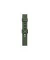 Apple Watch 38mm Kr408 Çizgili Silikon Kordon (saat Değildir) - Koyu Yeşil