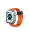 Apple Watch 38mm KR412 Elegance Stylısh Kordon - Turuncu