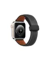 Apple Watch 38mm Kr414 Daks Deri Kordon (saat Değildir) - Siyah