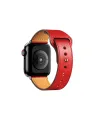 Apple Watch 38mm Kr415 Luaz Deri Kordon (saat Değildir) - Kırmızı