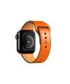 Apple Watch 38mm Kr415 Luaz Deri Kordon (saat Değildir) - Turuncu