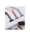 Apple Watch 38mm Live Taşlı Kordon - Rose Gold