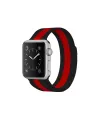 Apple Watch 38mm Metal Mıknatıslı Kordon (saat Değildir) - Siyah-kırmızı