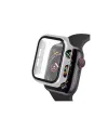 Apple Watch 40mm Camlı Kasa Ekran Koruyucu - Gümüş