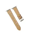 Apple Watch 42mm Creeper Desenli Kordon - Gold
