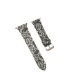 Apple Watch 42mm Creeper Desenli Kordon - Siyah