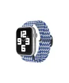 Apple Watch 42mm  Kordon - Zigzag Beyaz-mavi