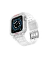 Apple Watch 42mm Kr401 Silikon Kordon - Şeffaf
