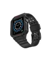 Apple Watch 42mm Kr401 Silikon Kordon - Siyah