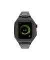 Apple Watch 44mm Metal Petek Kasalı Kordon (saat Değildir) - Siyah