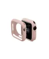 Apple Watch 44mm Silikon Alt Kasa - Pudra