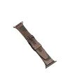 Apple Watch 45mm Buff Deri Kordon (saat Değildir) - Kahverengi